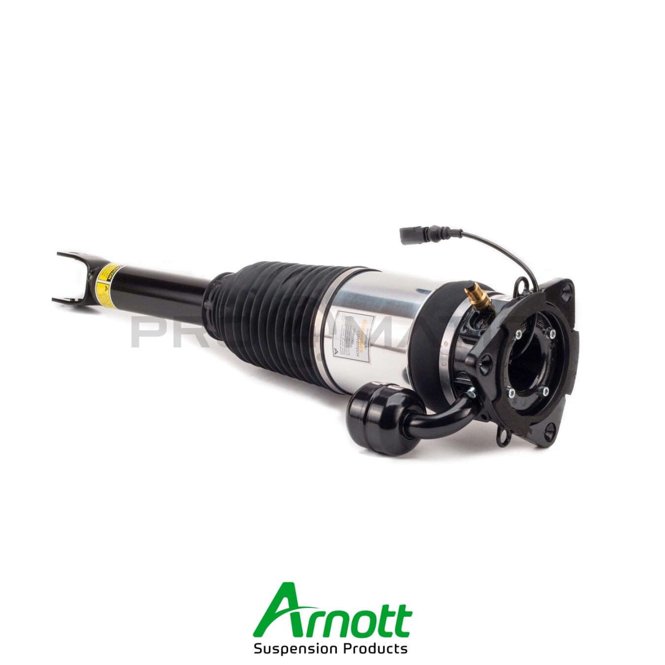 VW Phaeton (3D1, 3D2, 3D3, 3D4, 3D6, 3D7, 3D8, 3D9) Amortecedor Pneumático Traseiro Direito ARNOTT 3W0616002 — 3