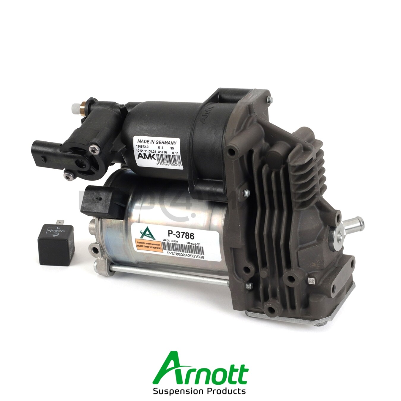 VW Caddy III Monovolume (2KB, 2KJ, 2CB, 2CJ) Compressor Suspensão Pneumática ARNOTT 5345000Q0A — 5