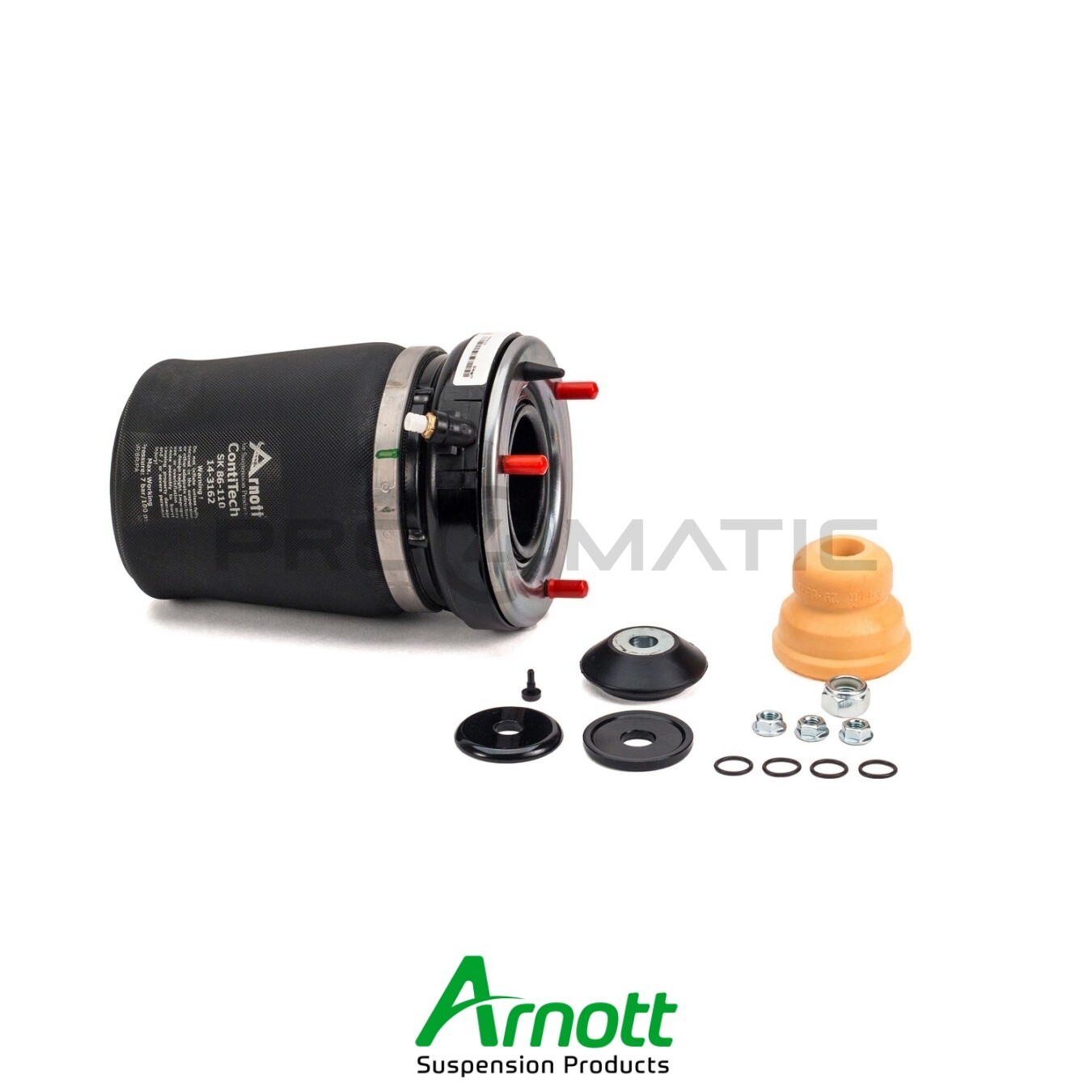 BMW X5 (E53) Fole Pneumático Dianteiro Esquerdo ARNOTT 37116757501 — 5