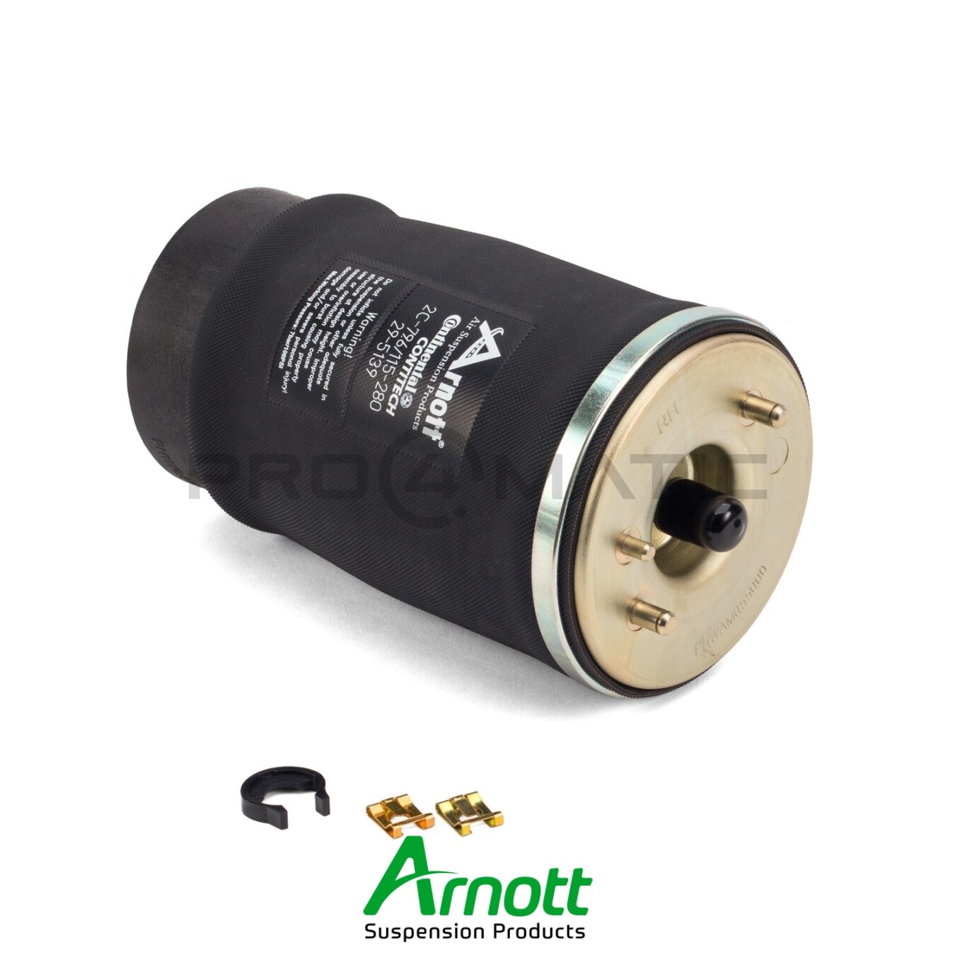 BMW X5 (E53) Fole Pneumático Traseiro Direito (comfort) ARNOTT 37121095580 — 9