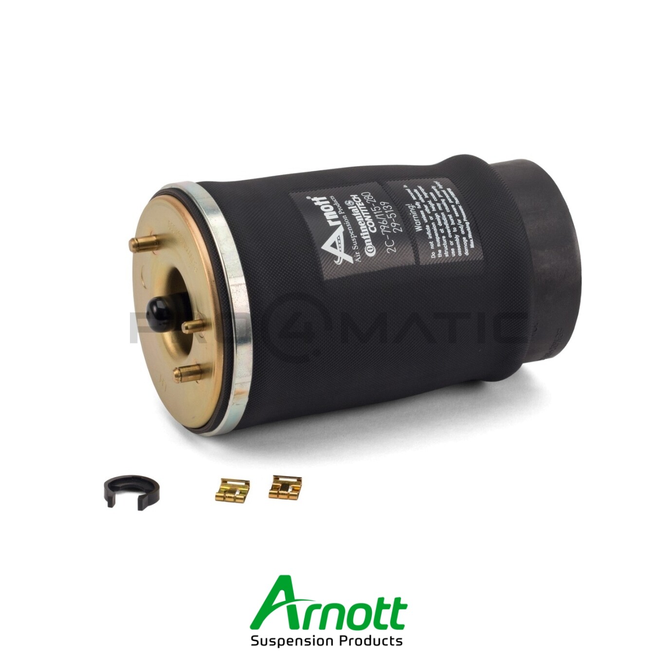 BMW X5 (E53) Fole Pneumático Traseiro Esquerdo (comfort) ARNOTT 37121095579 — 9